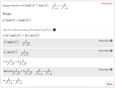 laplace transform calculator laplace transform calculator