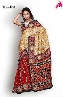 Brasso printed sari