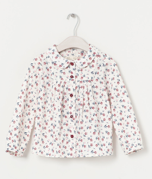 mamasVIB | V. I. BUYS: Little Girls Blouse - vintage style blouses for everyday, Zara | printed blouse | V. I. BABY |mamasVIB | baby fashion | kids style | zara kids | Mothercare little bird | jools oliver | mothercare |