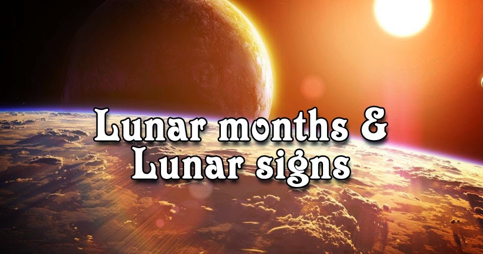Lunar months and Lunar signs Vedic Astrology Blog