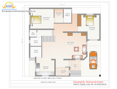 Ground Floor Plan - 254 Sq M (2741 Sq. Ft.)