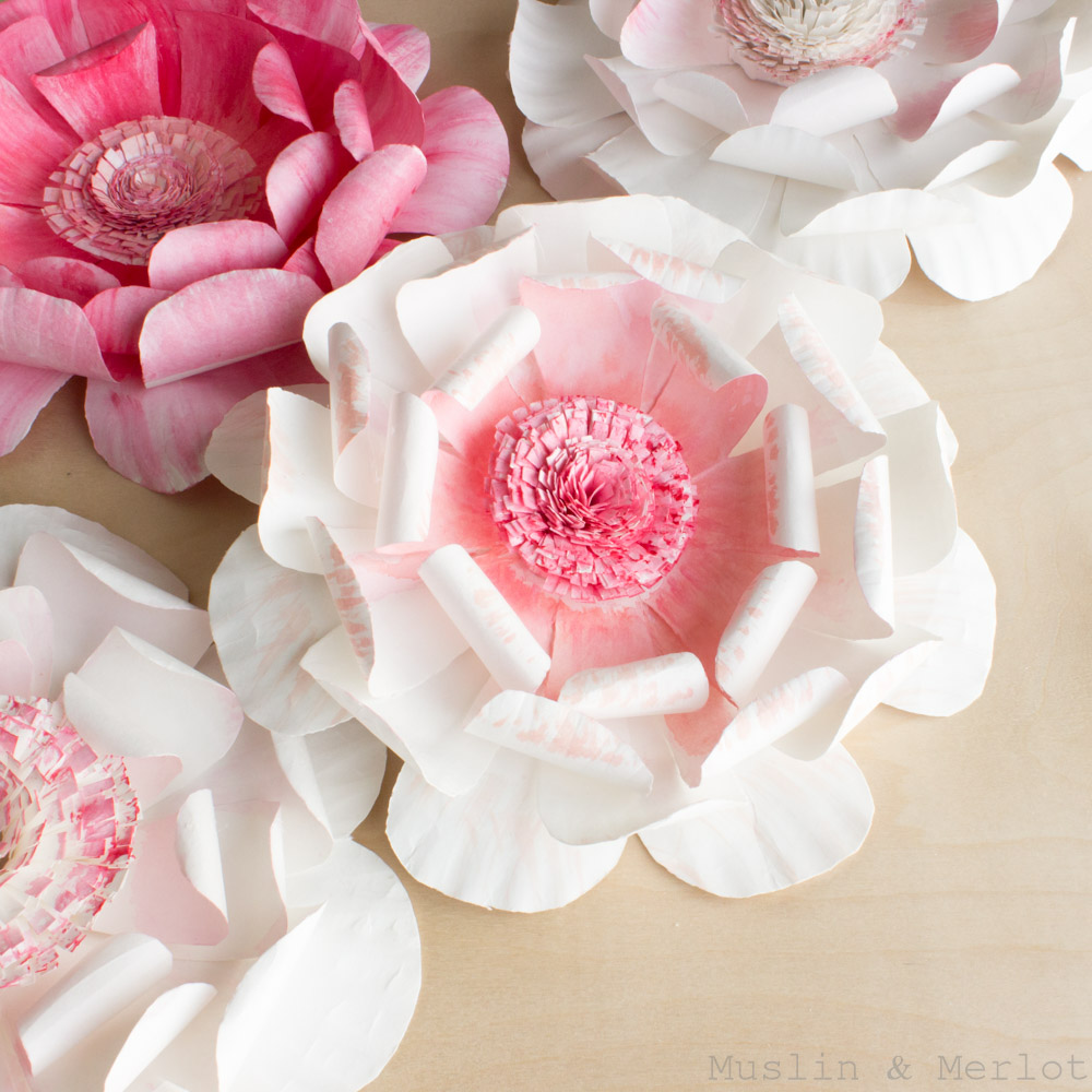 Floral Pom Pom Gift Toppers - Free Tutorial on Moogly