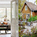 Una casa de madera en la isla de Gotland.