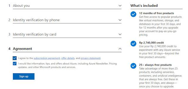 Daftar Gratis Microsoft Azure Dengan Kartu Jenius Sociotekno