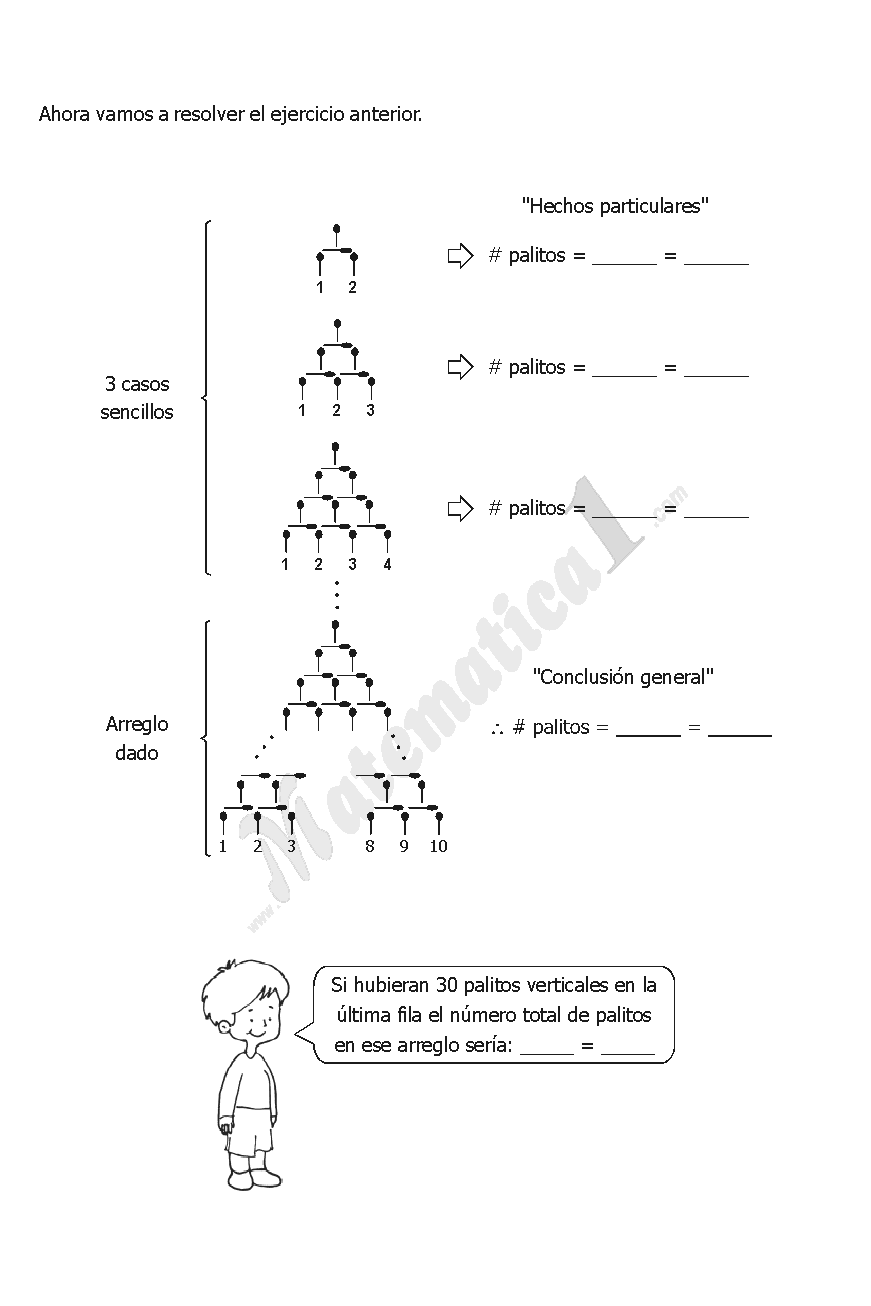 EJERCICIOS DE INDUCCION MATEMATICA ejercicios de induccion matematica: