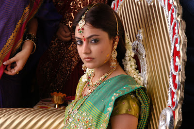 nisha agarwal new in traditional saree in solo hot images