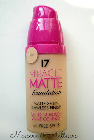 Seventeen Miracle Matte Foundation