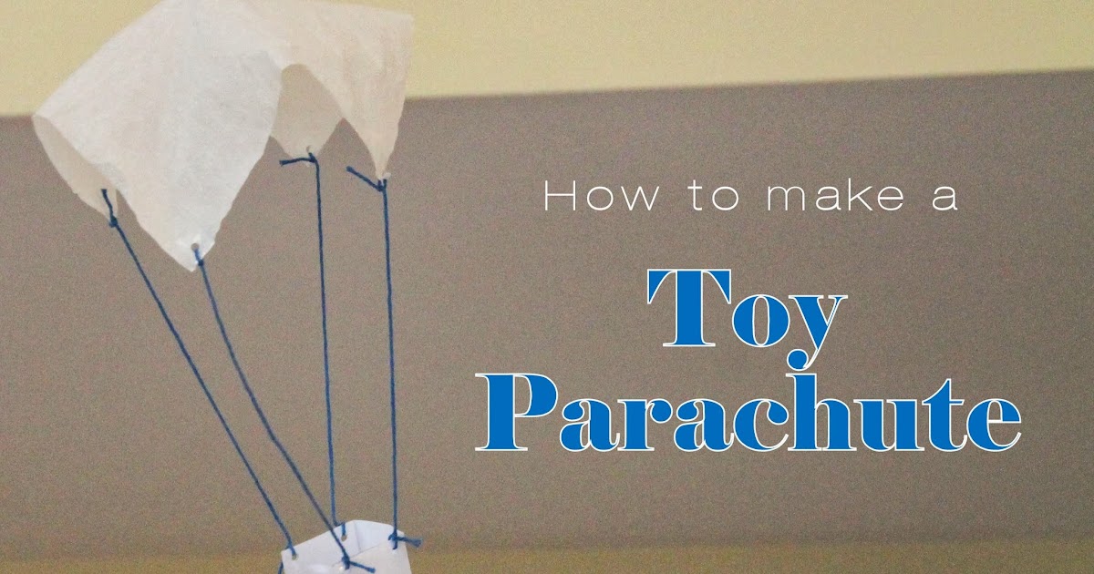 Serving Pink Lemonade Toy Parachute with free template to make your own!