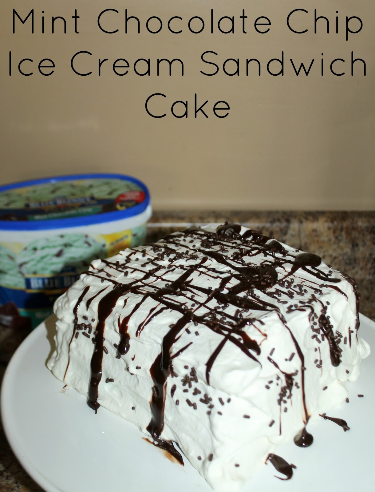 Mint Chocolate Chip Ice Cream Sandwich Cake A New Dawnn