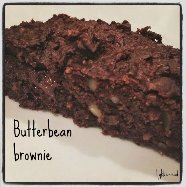 Butter bean brownie Lykkemad en gluten, laktose og æggefri blog