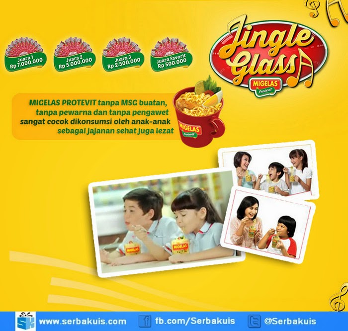 Kontes Jingle Glass Migelas Berhadiah Uang Total 15 Juta Kontes Jingle Glass Migelas Berhadiah Uang Total 15 Juta