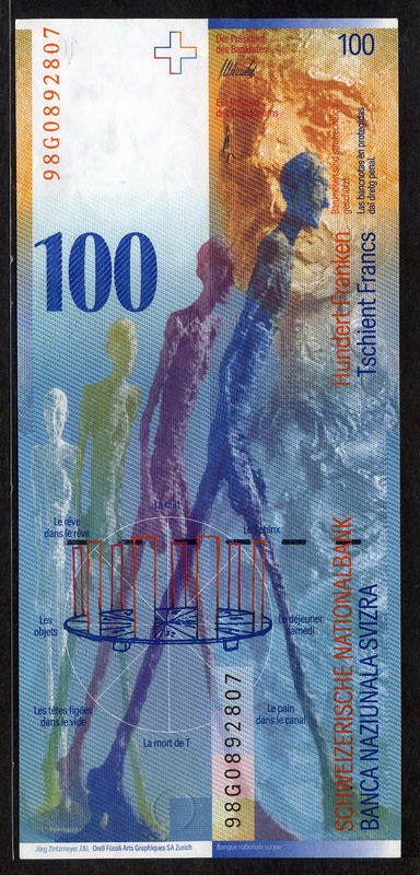100 schweizer franken 100 schweizer franken
