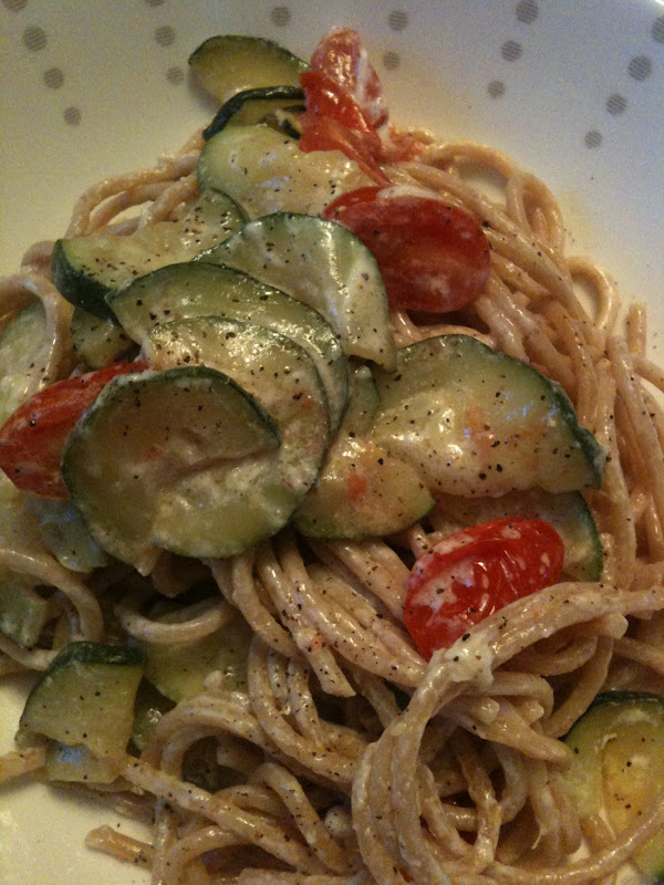 Hot Dinner Happy Home Pasta with Lemon Yogurt Sauce