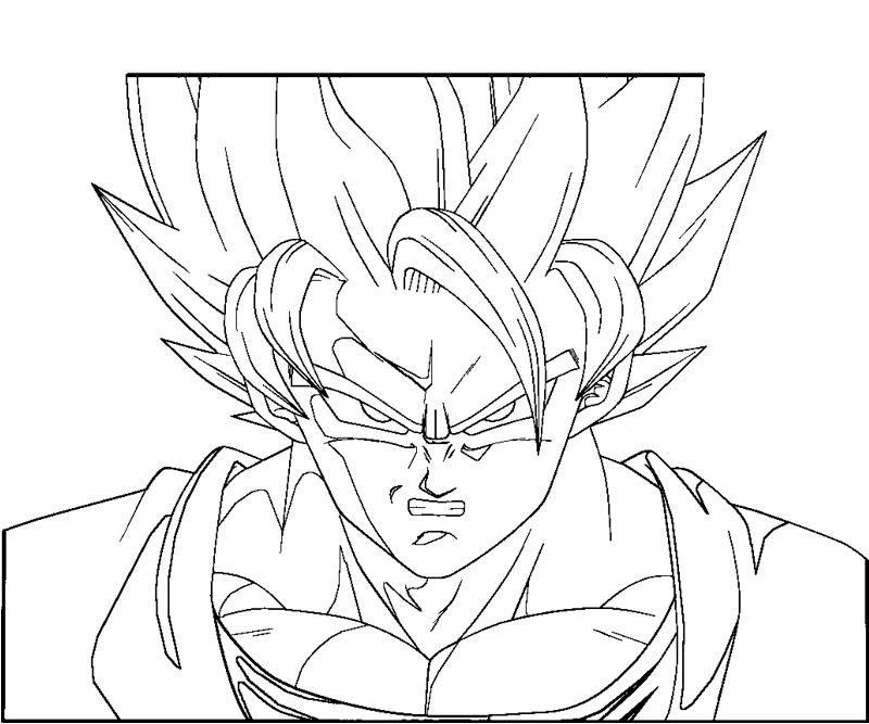 Coloring Pages Of Super Saiyan Goku 10