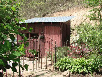 A Rustic Garden: How To Use An Arched Garden Gate