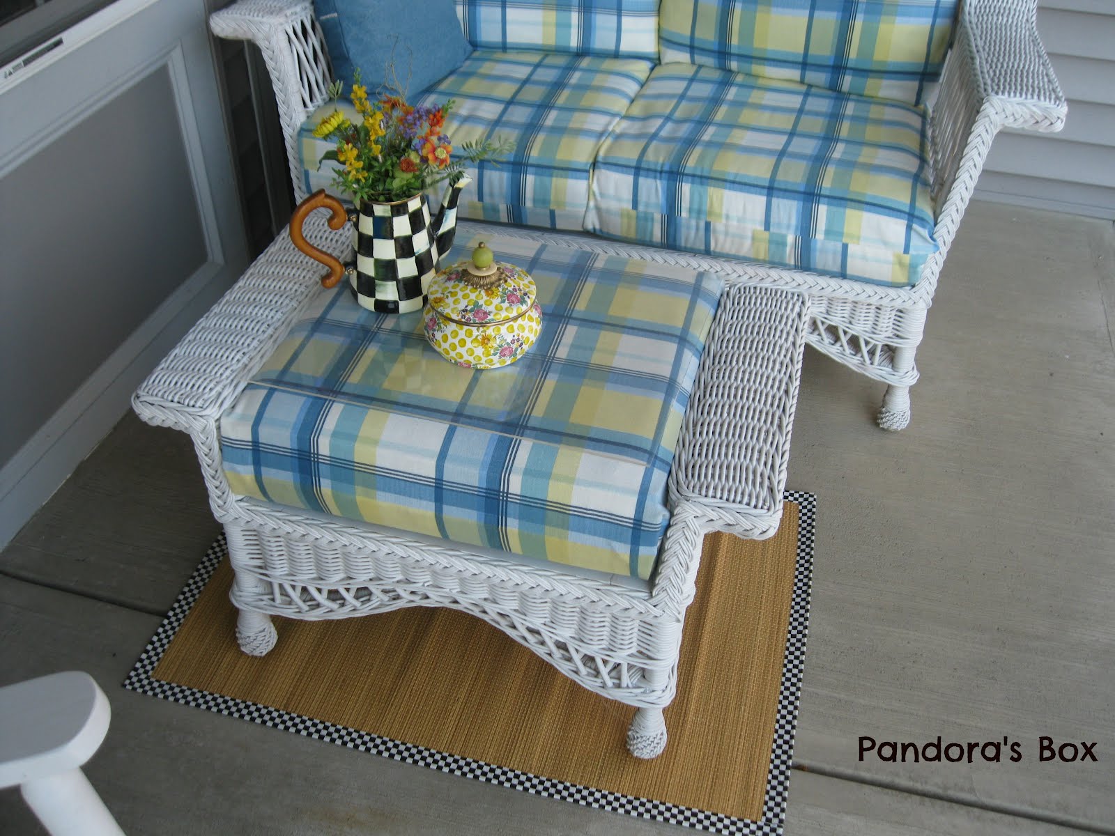 Pandora's Box MacKenzieChilds Knockoff Outdoor Rug