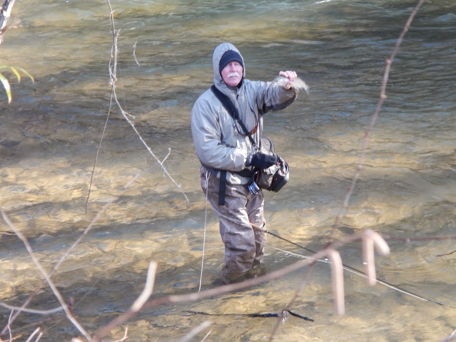 GA FOOTHILLS 629 Fishing on the Chauga River in SC