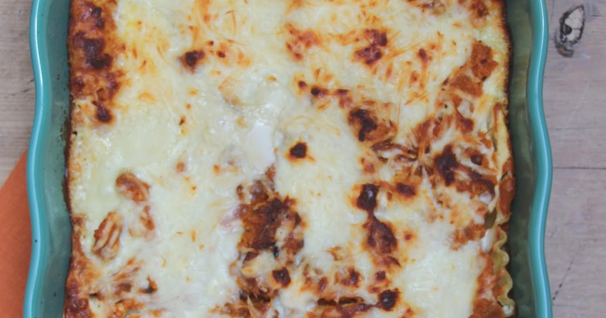 My Sweet Savannah roasted pumpkin and blue cheese lasagna