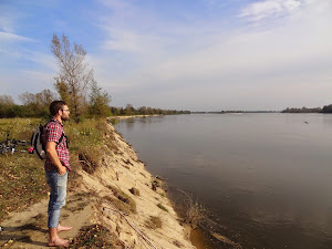 James Hale at the Wisła River