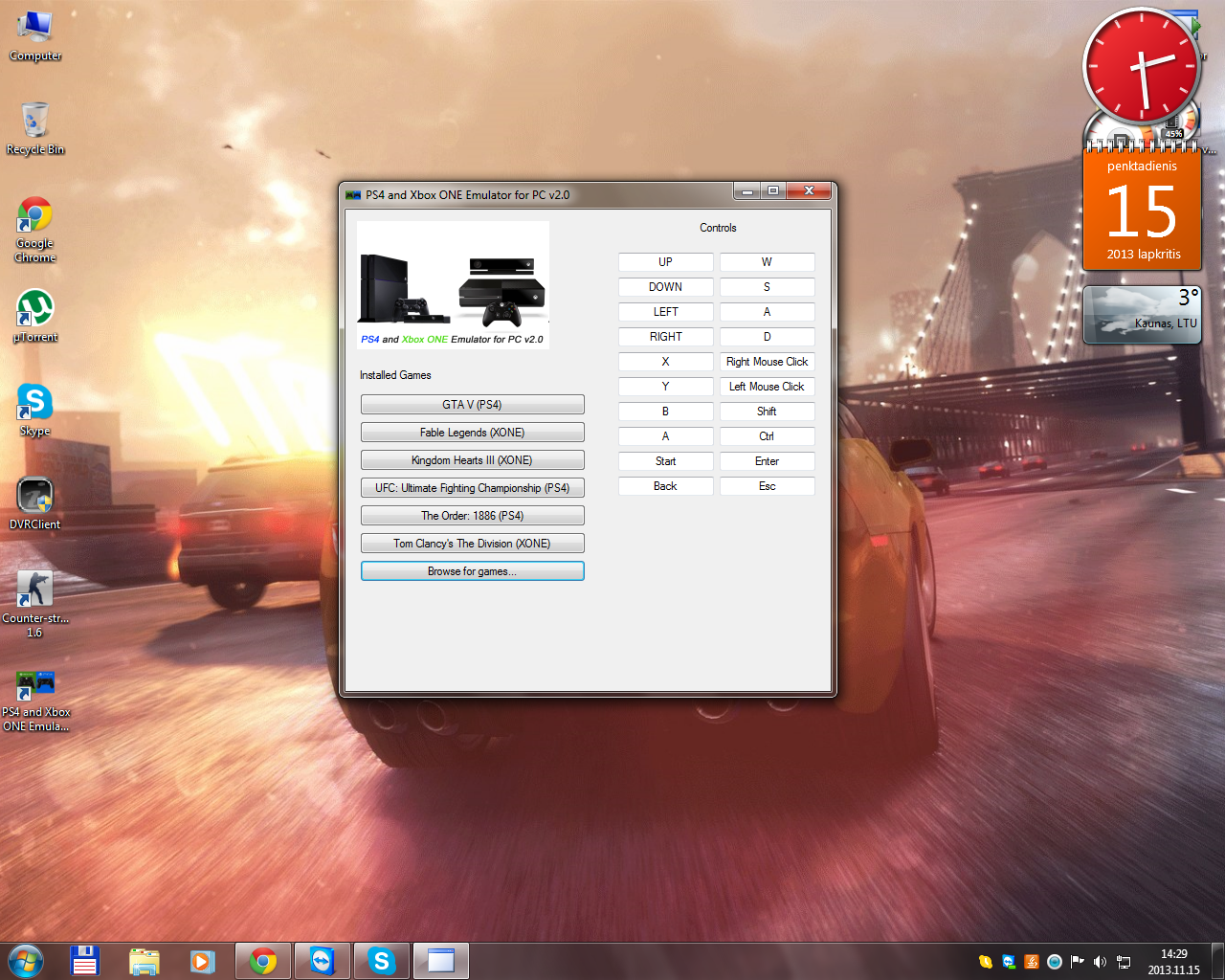 PS4 and Xbox ONE Emulator for PC v2.0