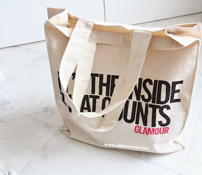 Glamour goodie bag