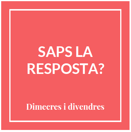 Saps la resposta? 1r TRIM