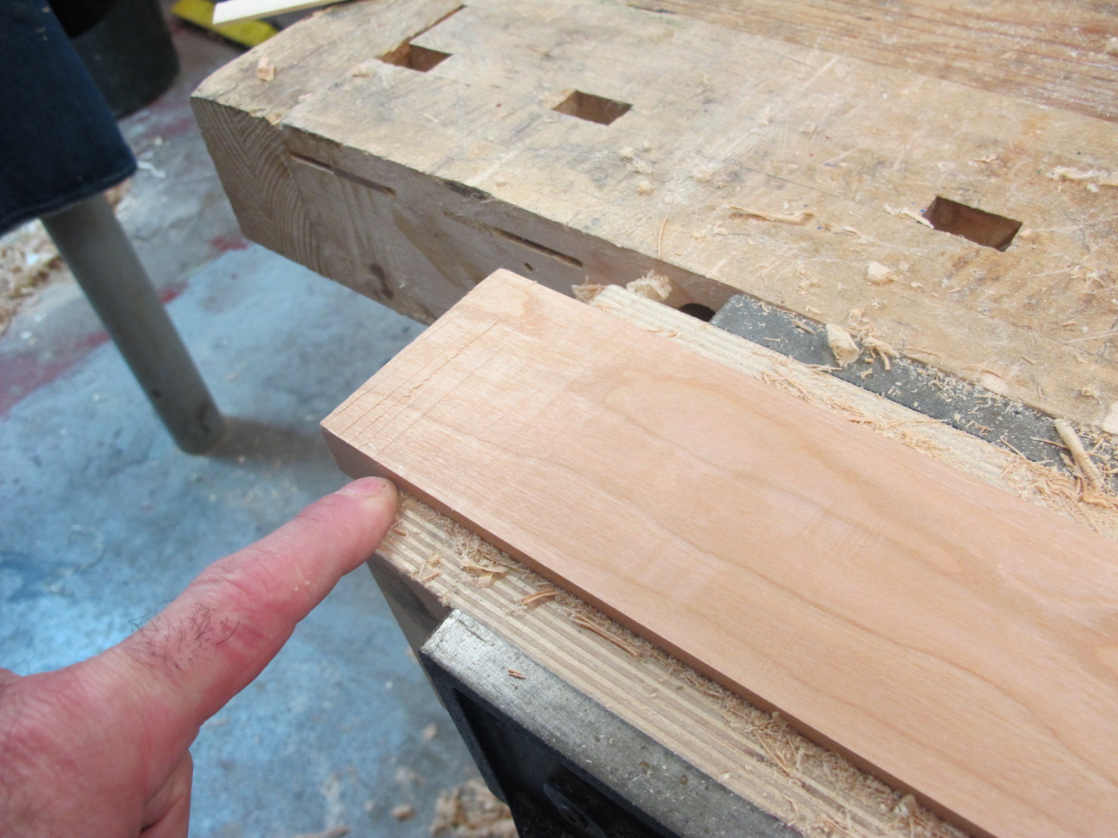 Accidental Woodworker 12 veneer scraper.......