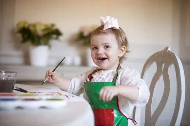 The Swedish Royal Court  released new photos of Princess Estelle  on the occasion of  her 2nd birthday.