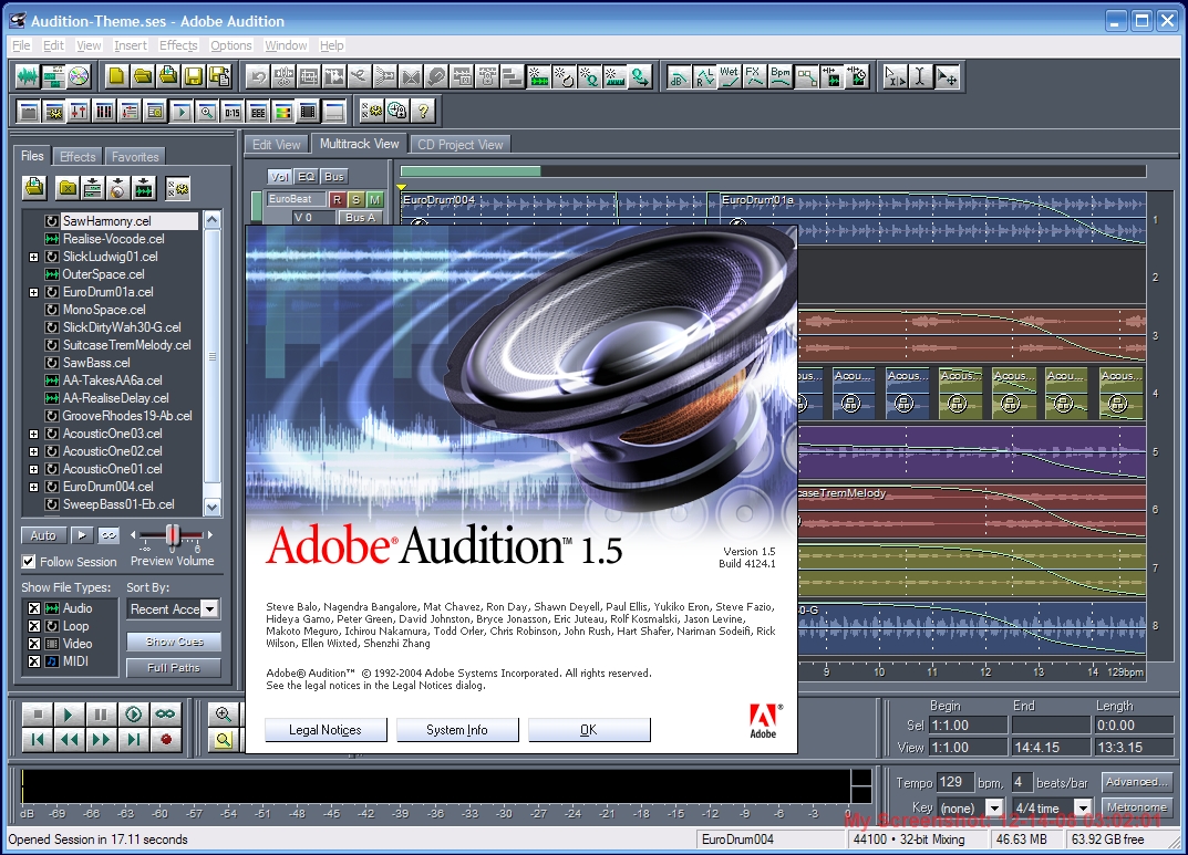 Adobe Audition 1.5 1