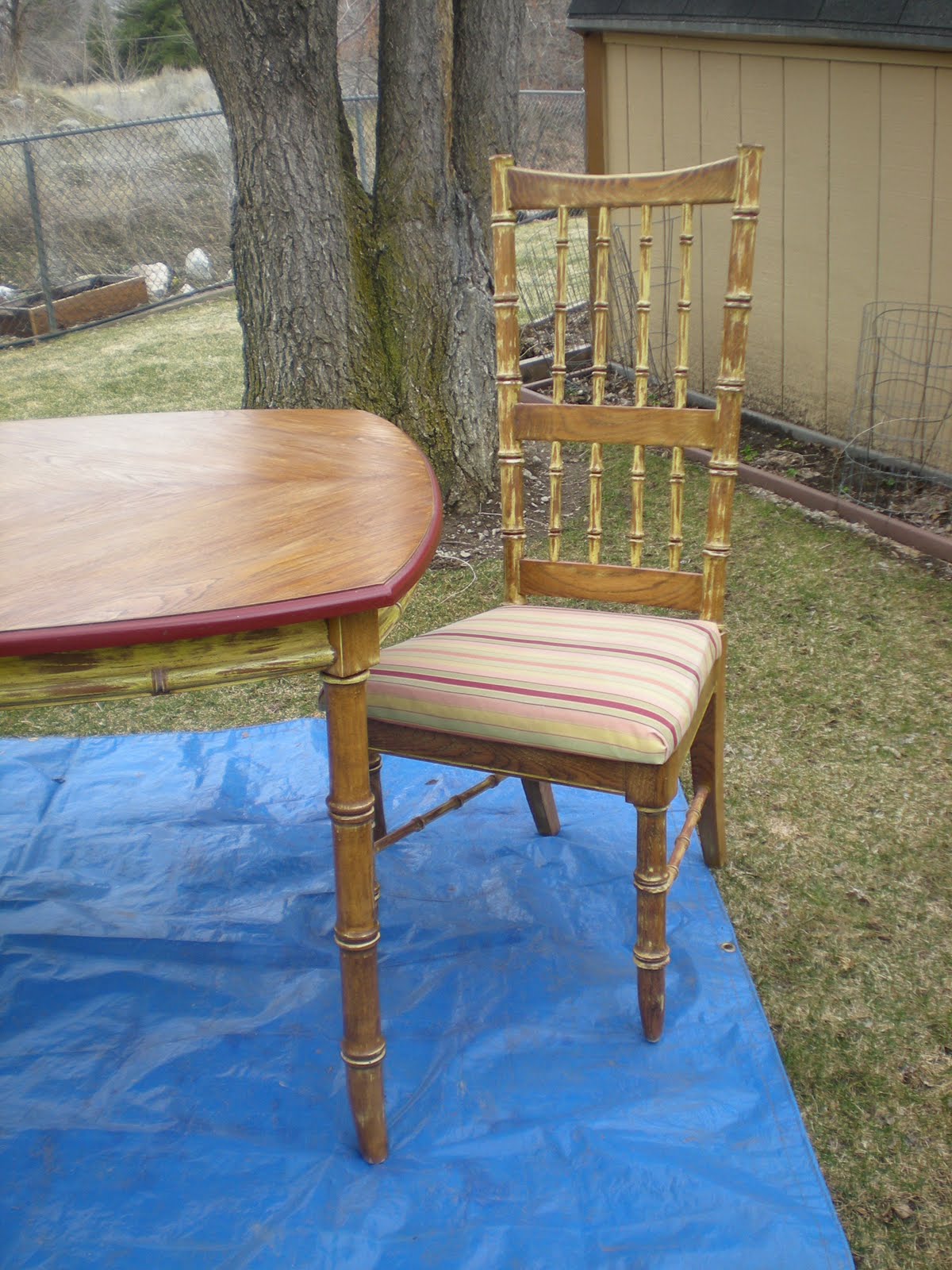 JenNY & AShlEY's ReDOs Kitchen Table & Chairs ReDO