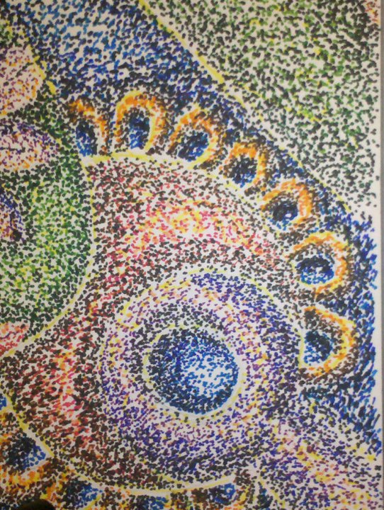 Deanna's Creations My Minds EyePointillism in marker