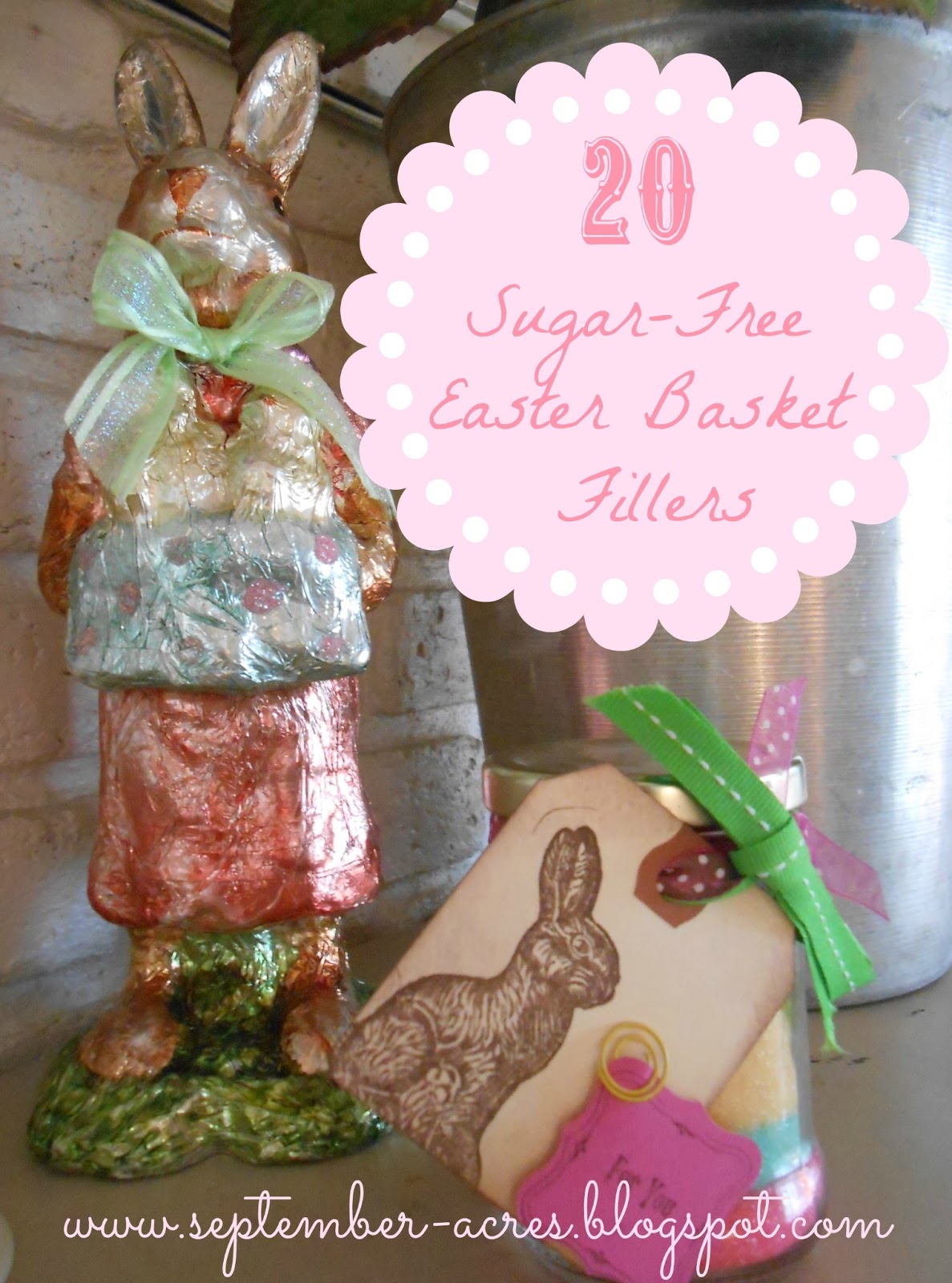 20 SugarFree Easter Basket Fillers...