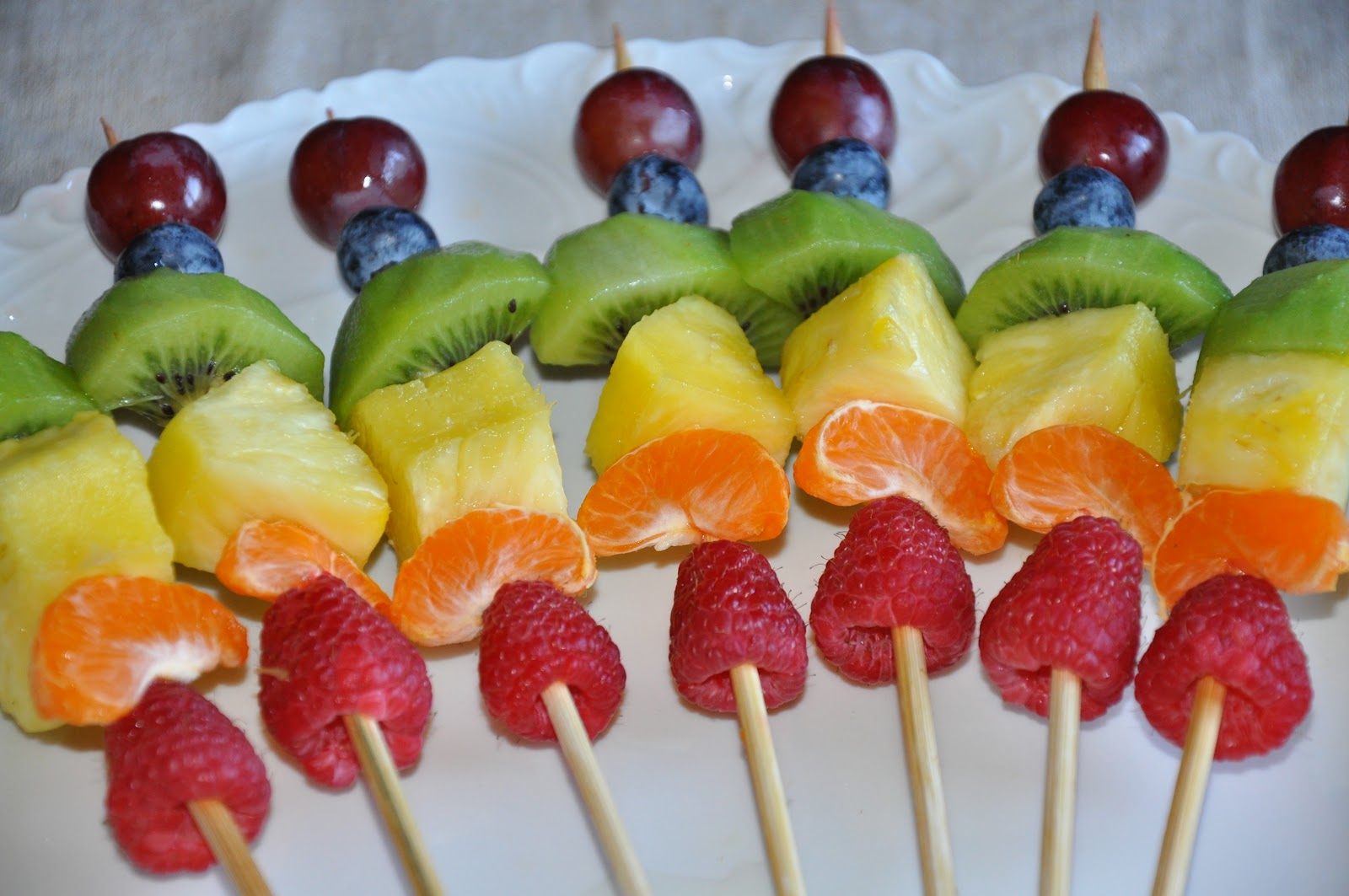 Elizabeth Ann's Recipe Box Rainbow Kabobs