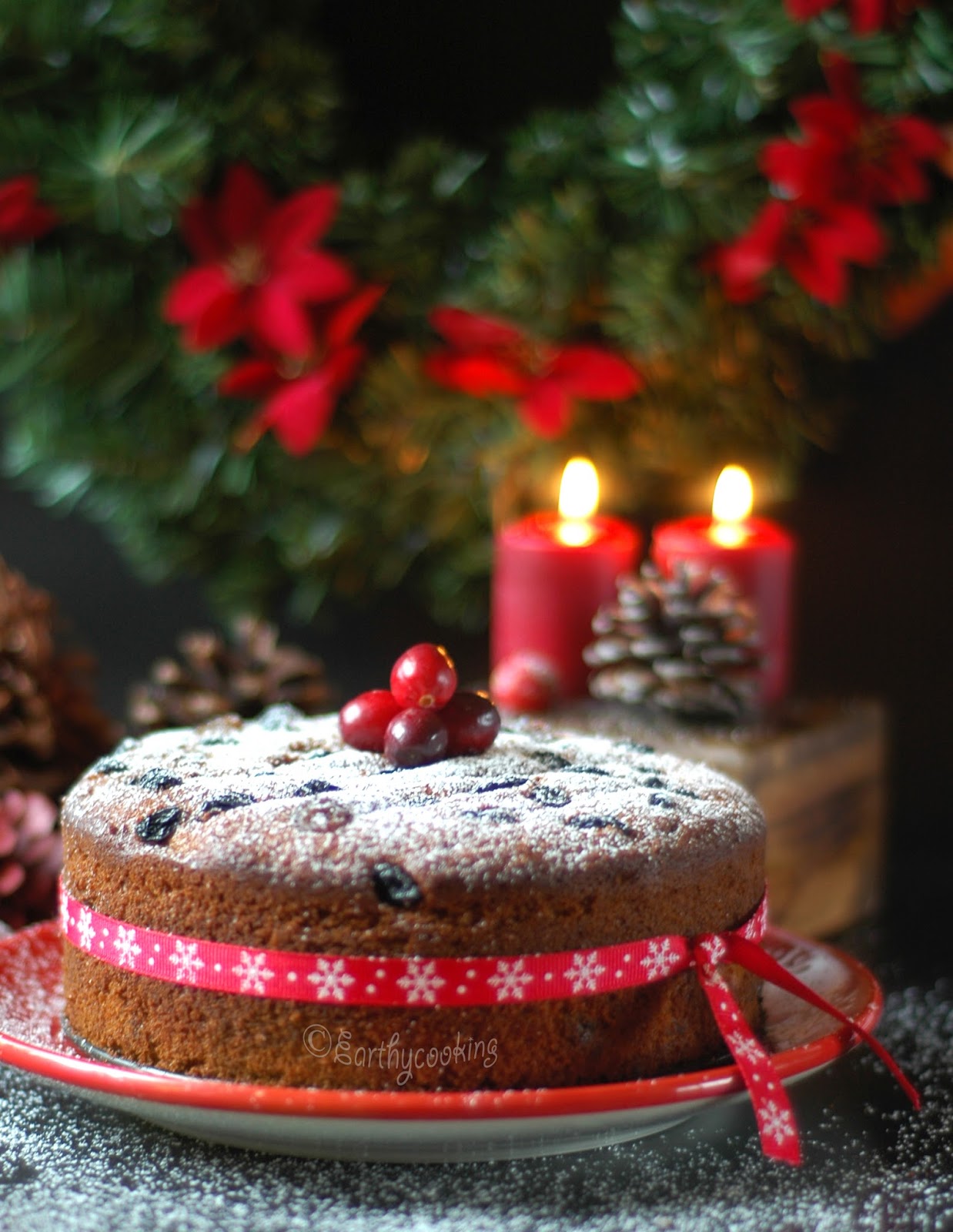 Earthycooking : Rum Soaked Christmas Fruit Cake