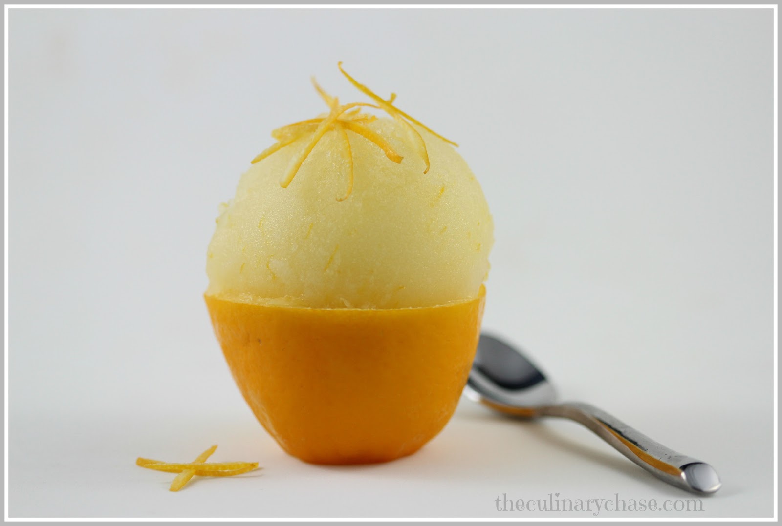 Meyer Lemon Sorbet The Culinary Chase
