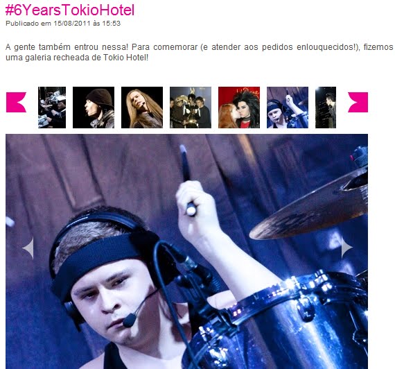 Yesteen.com.br: Galeria de Fotos em Homenagem ao Aniversário do Tokio Hotel 6