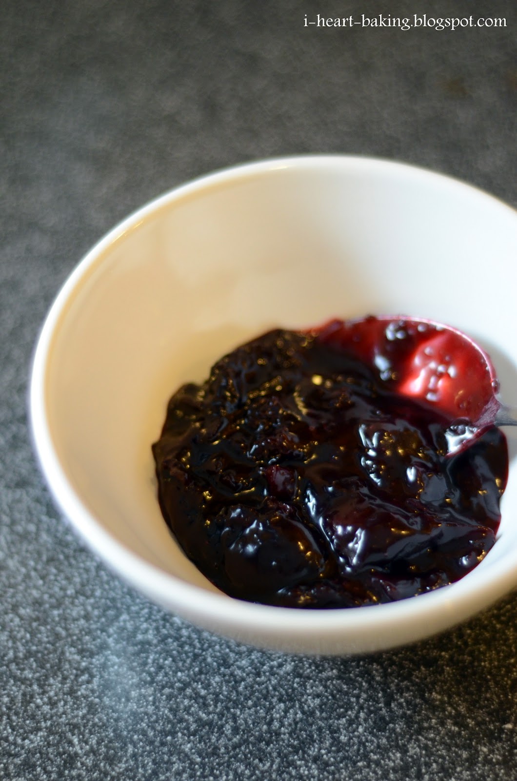 i heart baking! golf ball cake chocolate cake with cherries jubilee filling