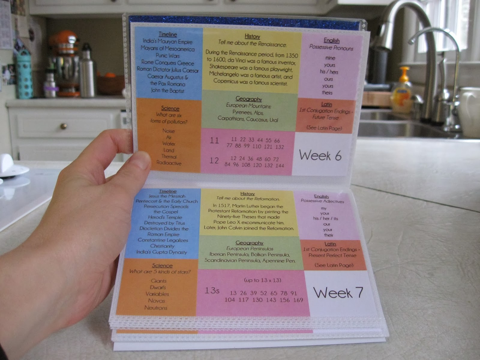 And Here We Go! Cycle 2 Memory Work Flip Chart REVISED!