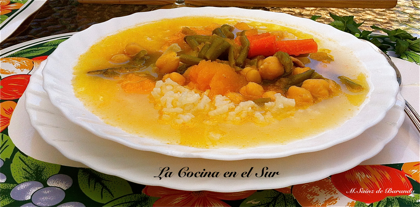 LA COCINA EN EL SUR GUISO DE CALABAZAS Y HABICHUELAS VERDES