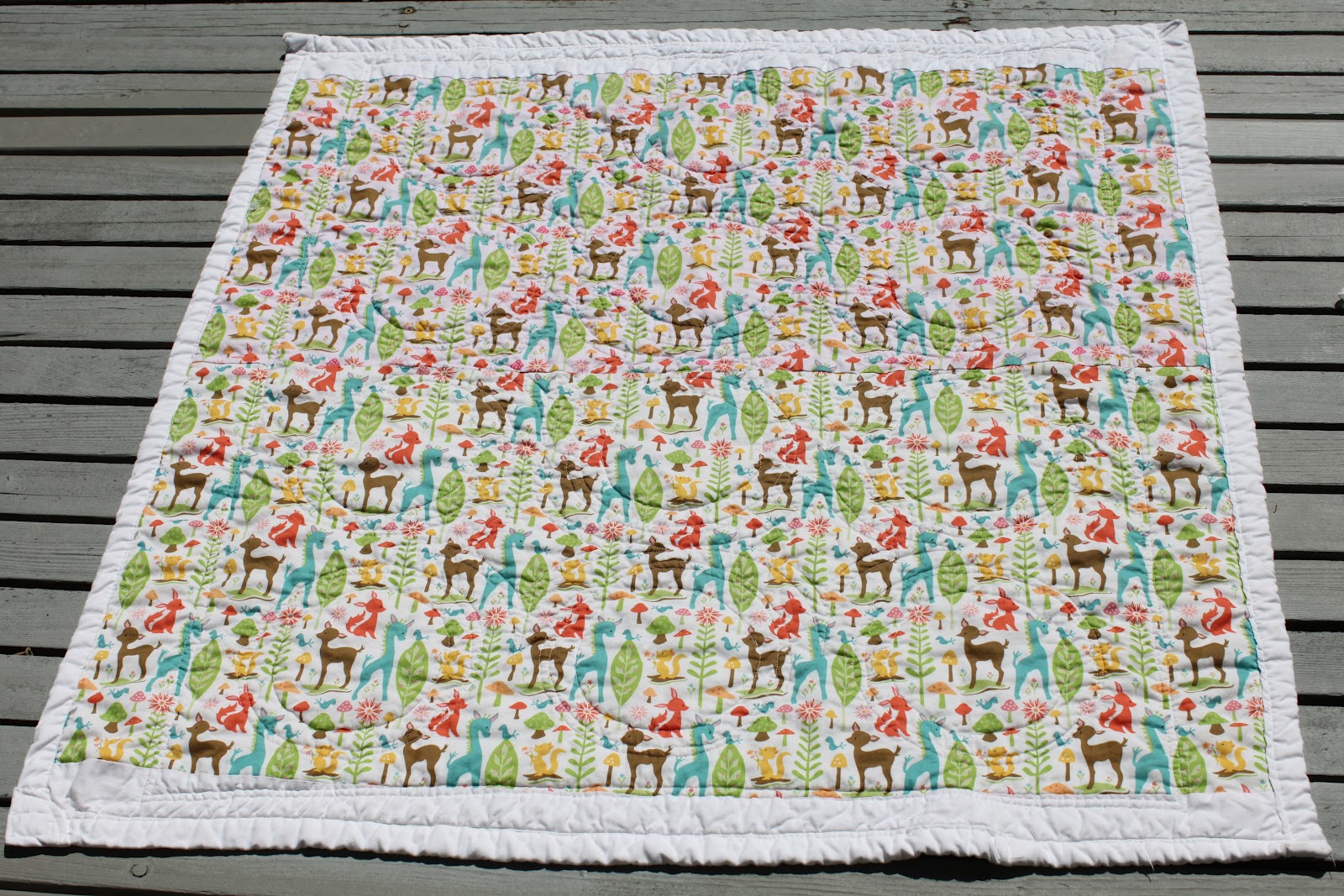 Oh. THAT Annelie... DIY Project "Quicky" Yard Panel Baby Blanket