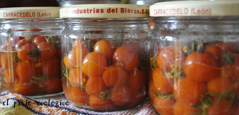 EL PATIO ECOLÓGICO: conserva de tomates cherrys