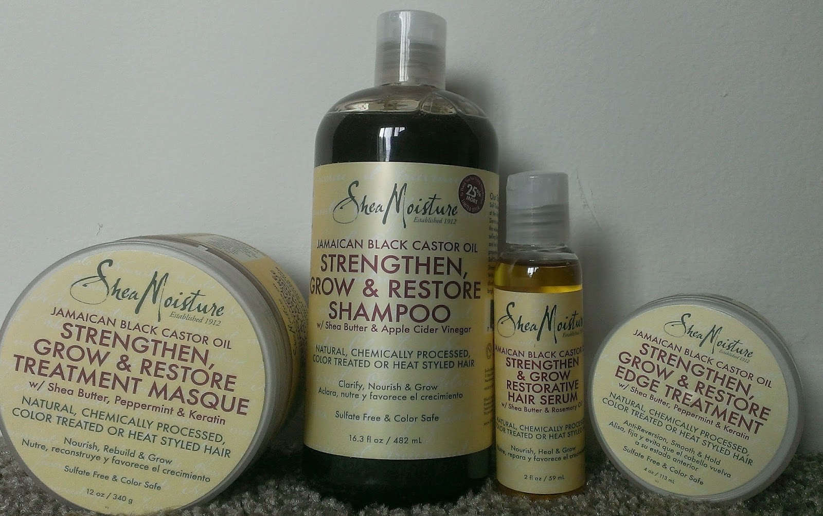 Natural Hair Products New Shea Moisture Jamaican Black Castor Oil