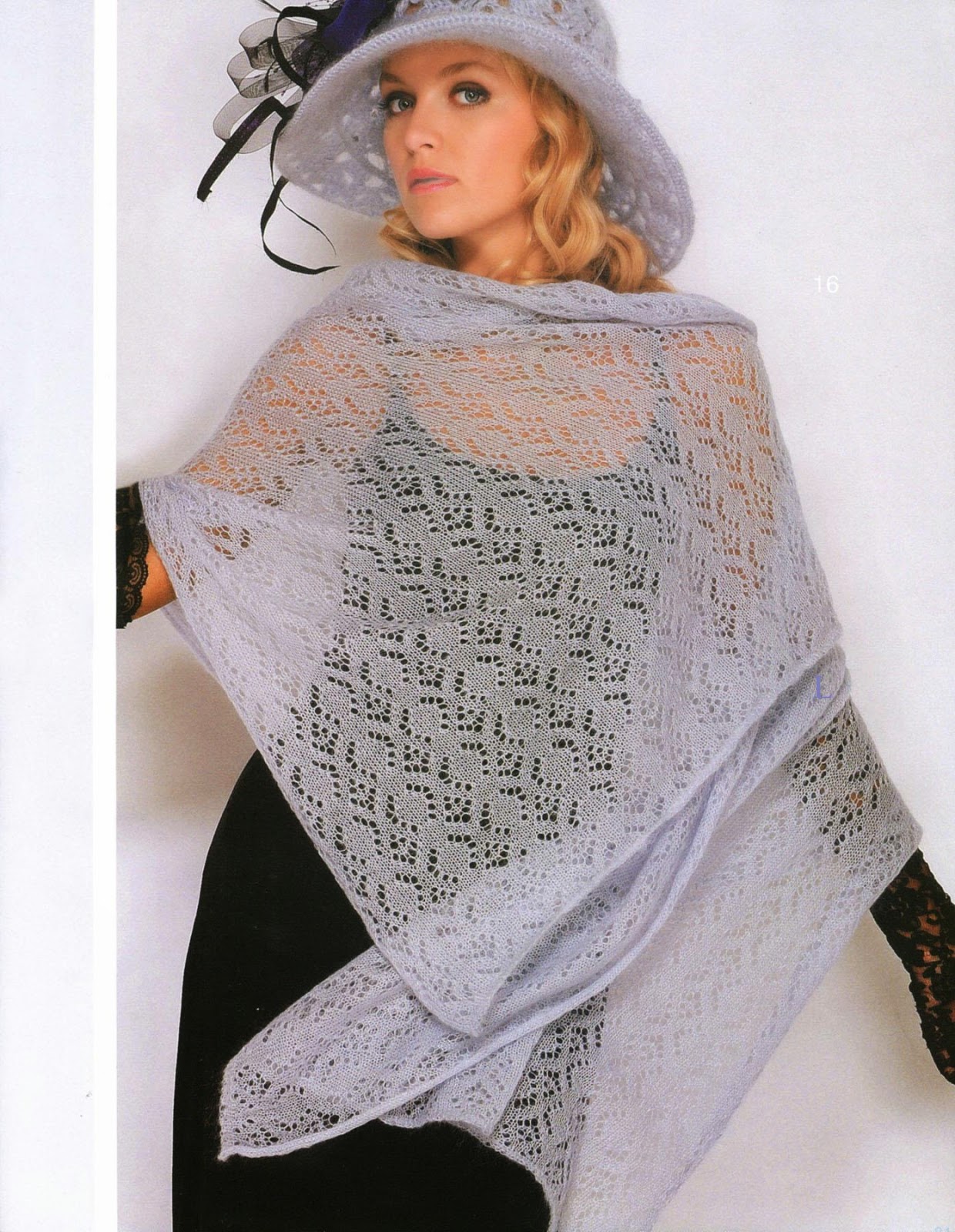 Irina Lace Knitting. Mohair Shawl. Patterns.
