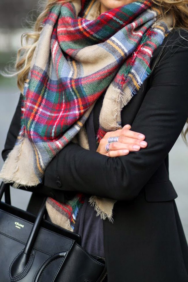 STYLE SHOUTS: Trend alert: tartan maxi scarf