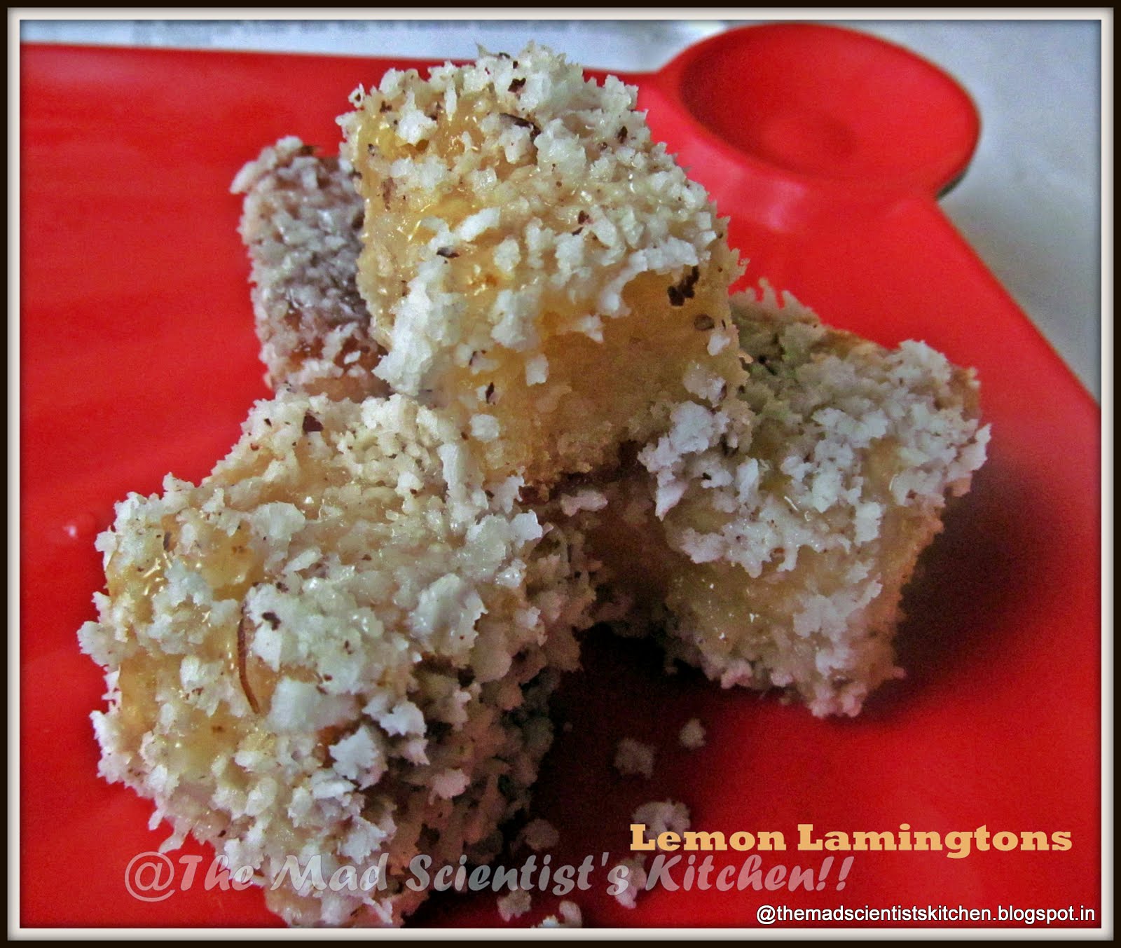 Lemon Lamingtons