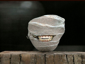 鳥旅貓賞 超逼真 日本奇才雕刻家 讓石頭長牙齒