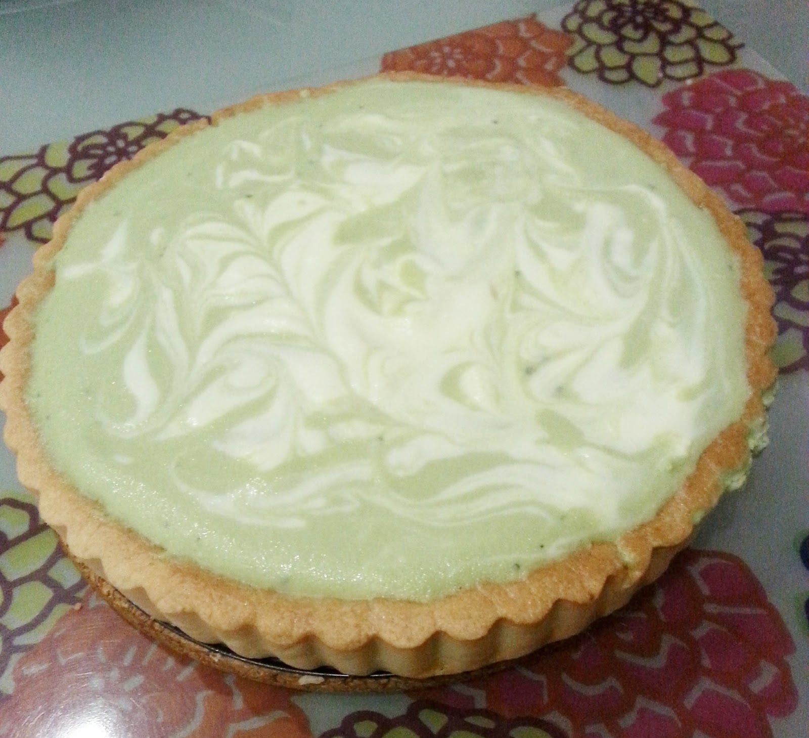 Matcha/Green Tea Cheese Tart Recipe themoodkitchen