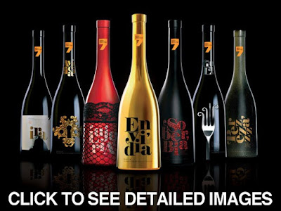 SEVEN DEADLY SINS WINE BOTTLES