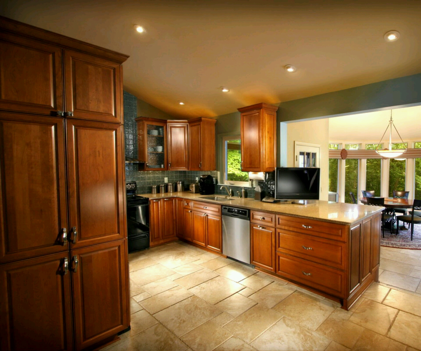 Kitchen corner cabinet ideas Kitchen Design Ideas with Maple Cabinets