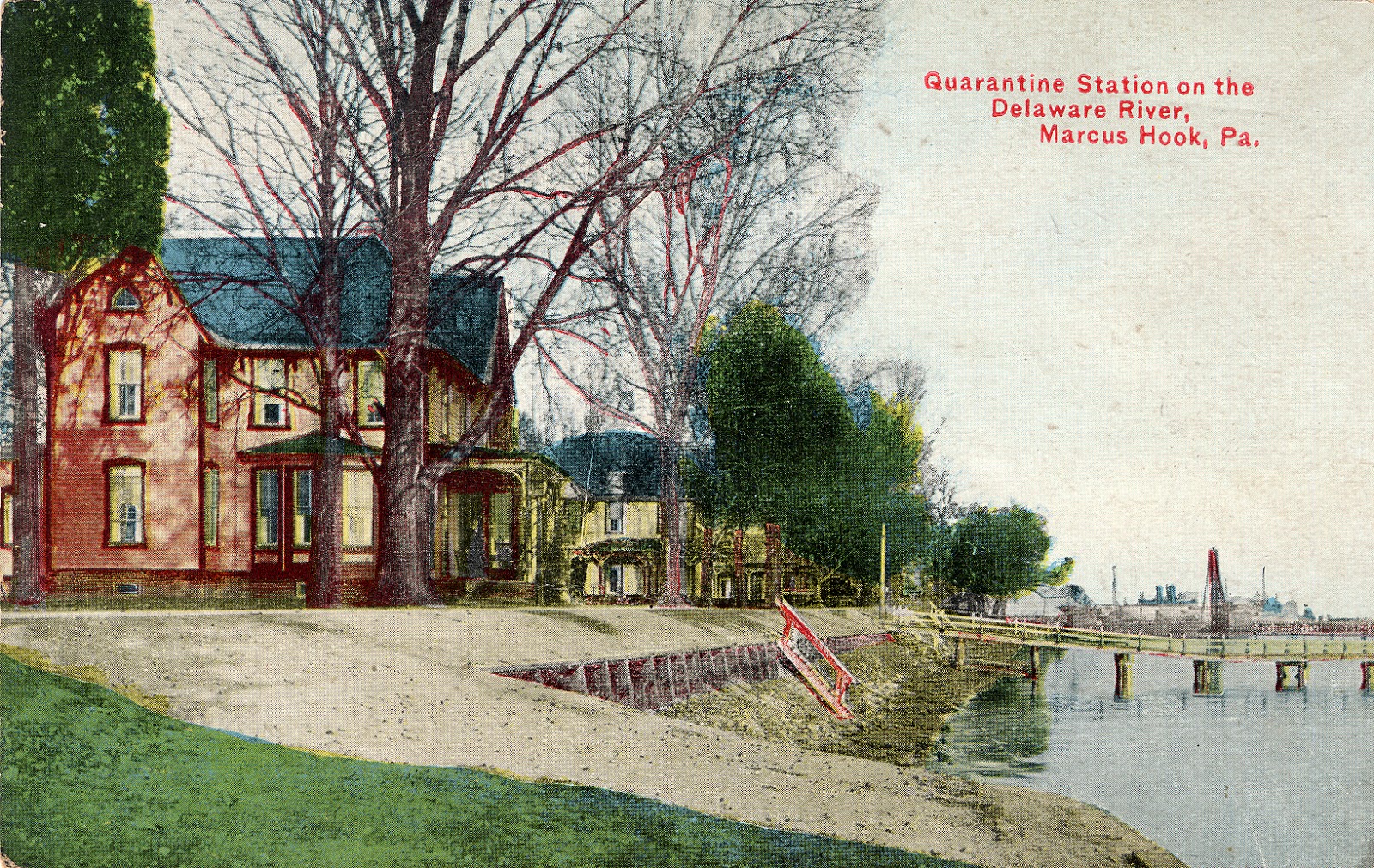 Delaware County History The Quarantine Station at Marcus Hook